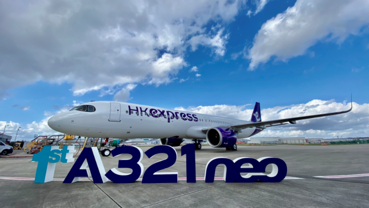 HK Express Airbus A321 1/200モデル HK Express Airbus A321 1/200モデル